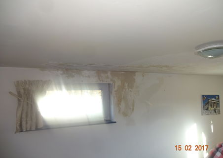 Lekopsporing: Waterinfiltratie thv plafond in slaapkamer